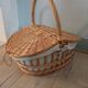 Panier à pique-nique ancien