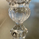 Pair of cut glass candlesticks – Napoleon III period