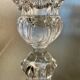 Paire de flambeaux en verre taillé – Époque Napoléon III