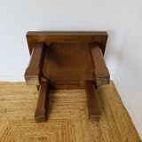Red tile table signed