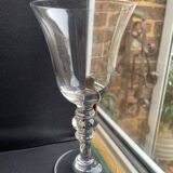 6 Wine Glasses – Stamped Blown Crystal