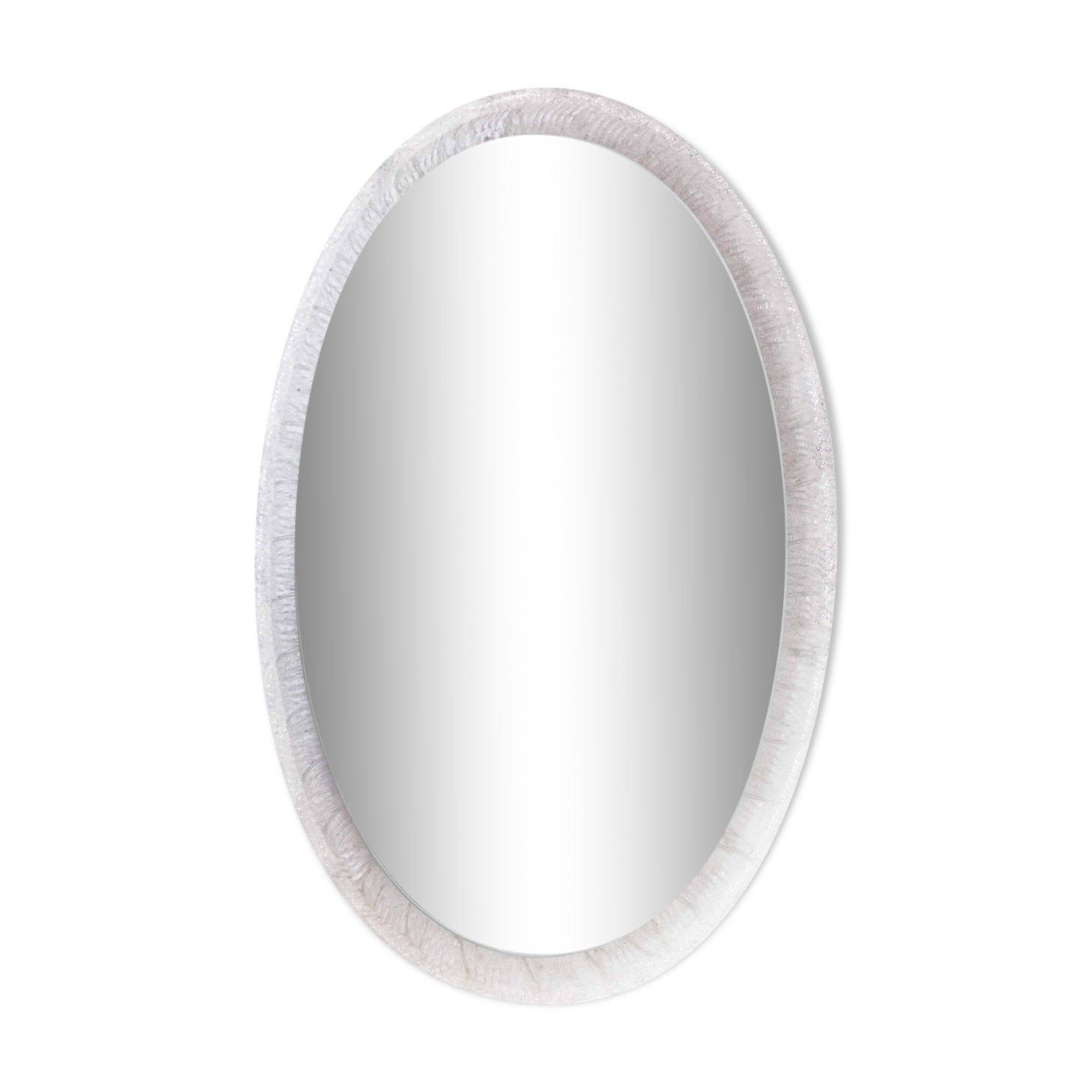 Vintage illuminated mirror, 87x57 cm