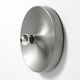 1960s round large Space Age Pop Art aluminum ceiling or wall lamp