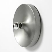 1960s round large Space Age Pop Art aluminum ceiling or wall lamp