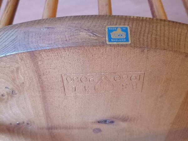Rocking-chair de Lucian Ercolani pour Ercol estampillé