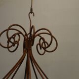 Wrought-iron candle chandelier