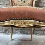 French Armchair with Floral Tapestry