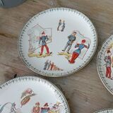 Talking dessert plates, Choisy-le-Roi
