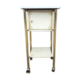 Marble and brass sheet bedside at the beginning of the 20th century