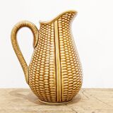 Vintage decanter ('60) pattern "grains of rice". Honey color. In perfect condition.