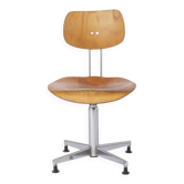 Chaise pivotante Egon Eiermann pour Wilde & Spieth, chaise de bureau Bauhaus des années 1950,