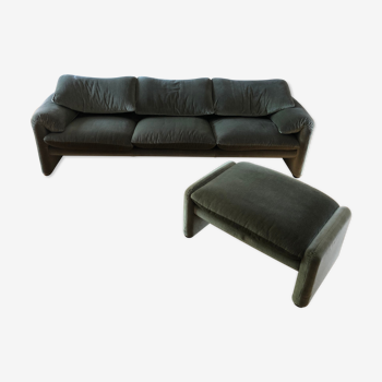 Sofa and footstool set