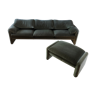 Sofa and footstool set