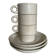 Set 3 tasses Créations Prisunic design 1970 Faience de Gien