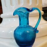Murano vase with crackled glass