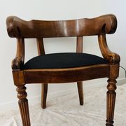 Restoration armchair in mahogany