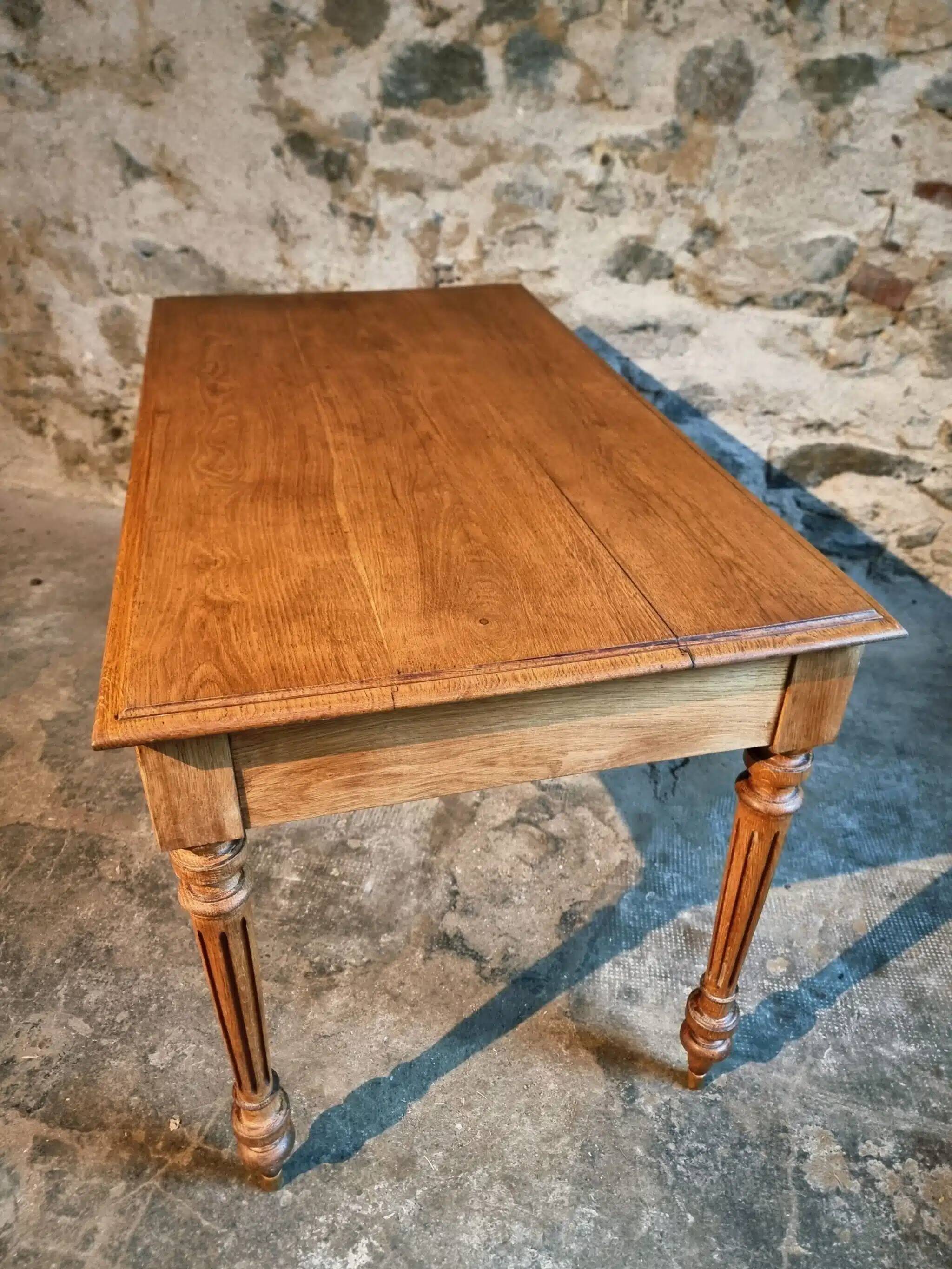 French oak writing desk, 1930s