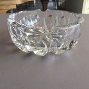 crystal ashtray signed saint-louis