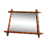 Antique bamboo mirror 63x43cm