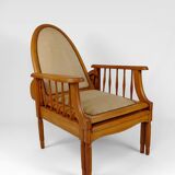 Morris beech lounge chair, Art Deco, France, Circa 1925