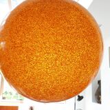 Globe Orange plastic style perspex, years 70/80