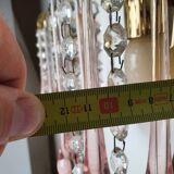 Paire d'applique en verre de régence d’Hollywood, années 70