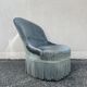 Vintage velvet armchair
