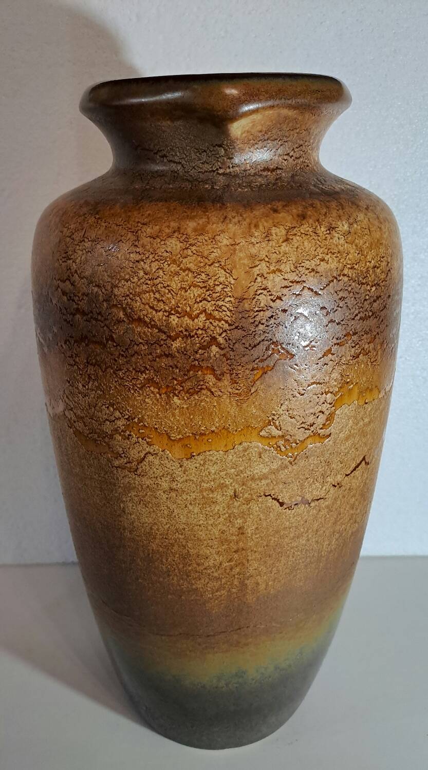 Large West Germany ceramic vase h 46 cm