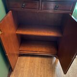 Mahogany storage cabinet classic English style