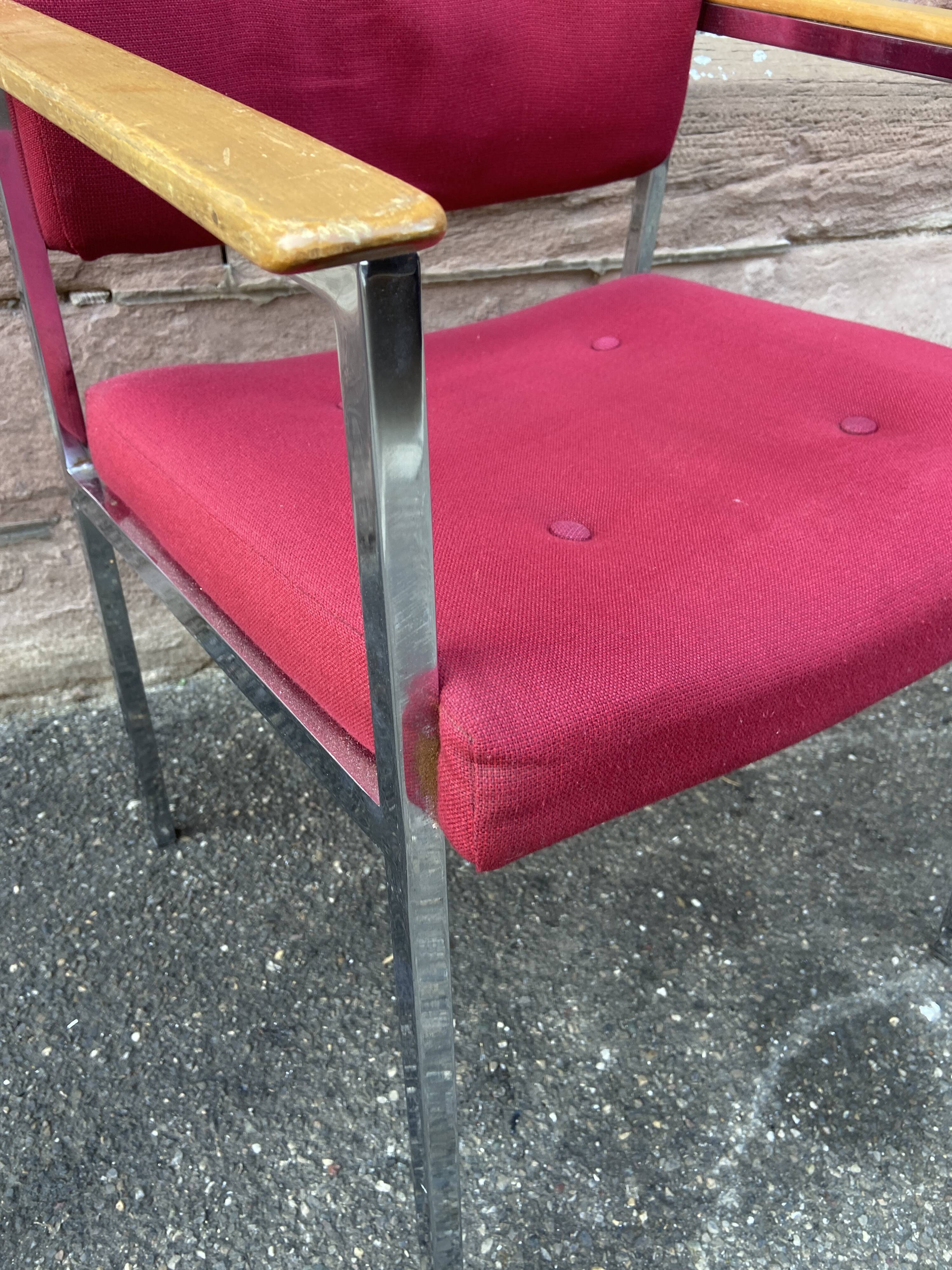 Pair of armchairs design Polsterstühle Röder & Söhne Frankfurt