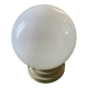 Plafonnier ou lampe à poser boule opaline vintage