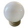 Plafonnier ou lampe à poser boule opaline vintage