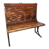Old Parisian metro bench