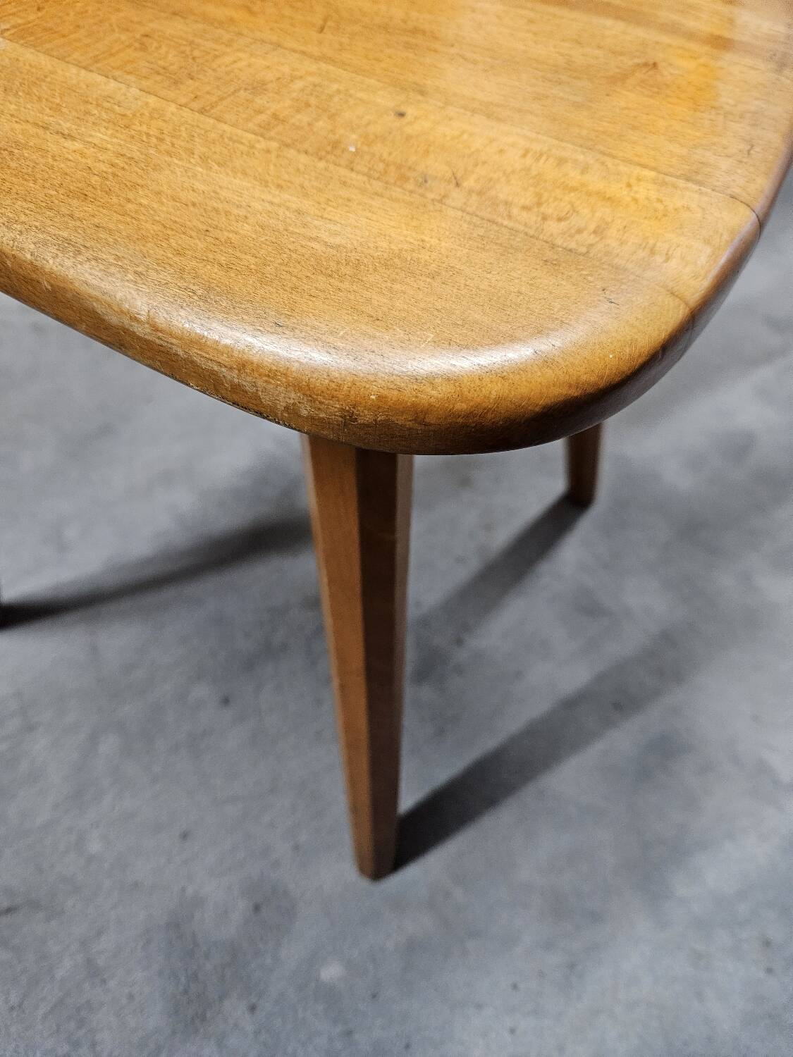 12 wooden bistro chairs, 1970