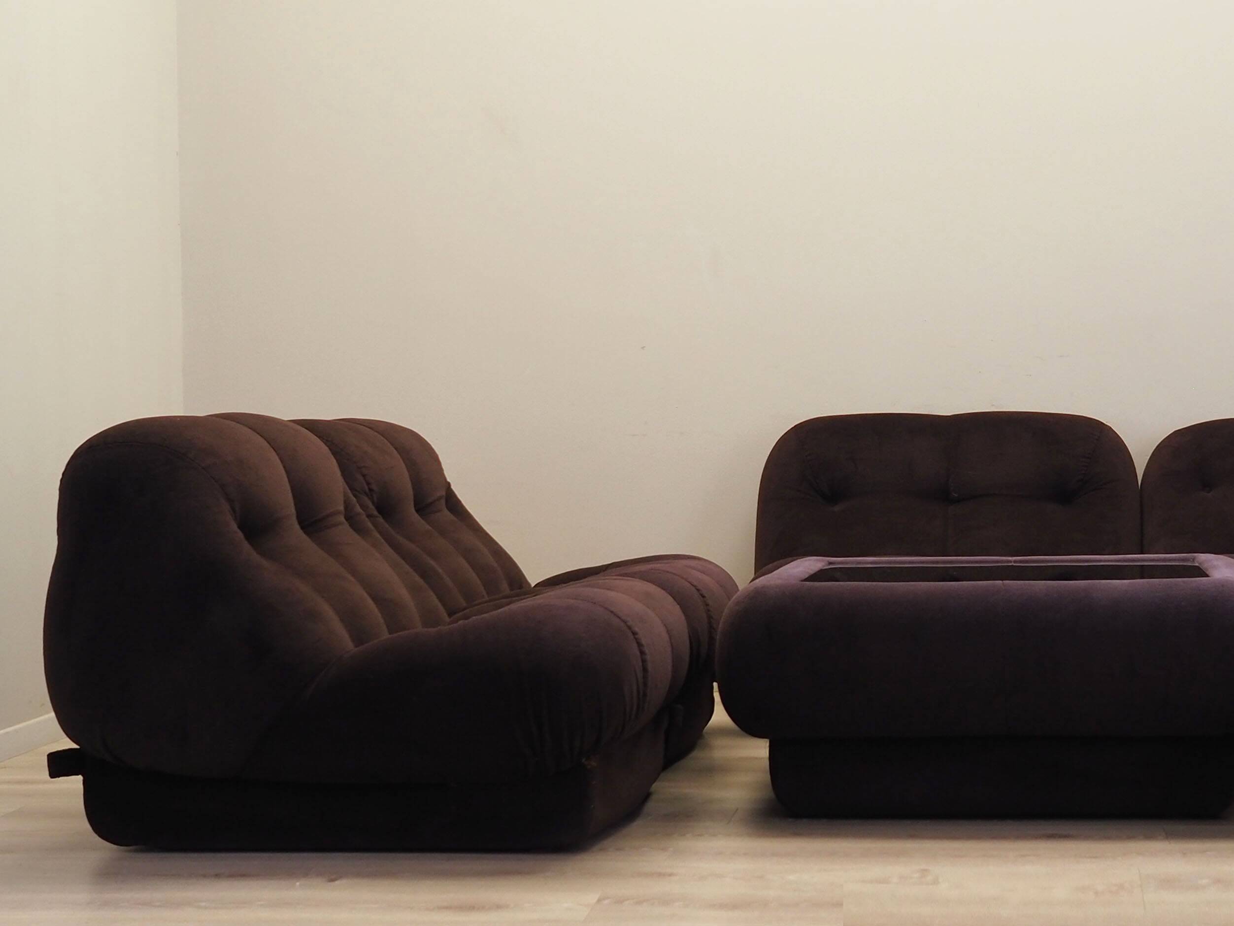 Living room set, Italian design,  Rino Maturi, Mimo Padova