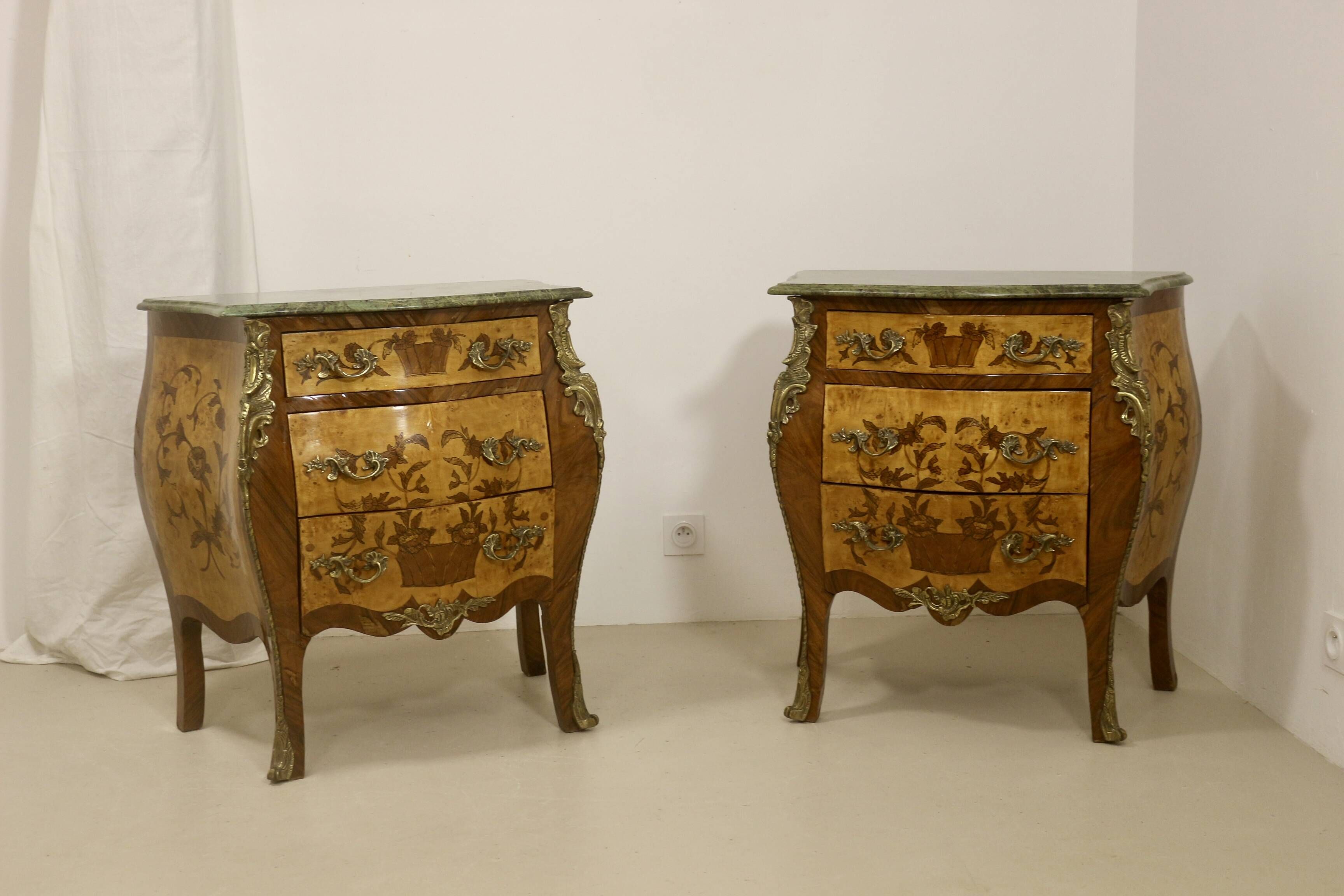 Paire de commodes d'époque Napoléon III