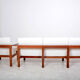 Ensemble de 4 fauteuils et 2 tables basses « Moduline » conçu par Ole Gjerlov Knudsen