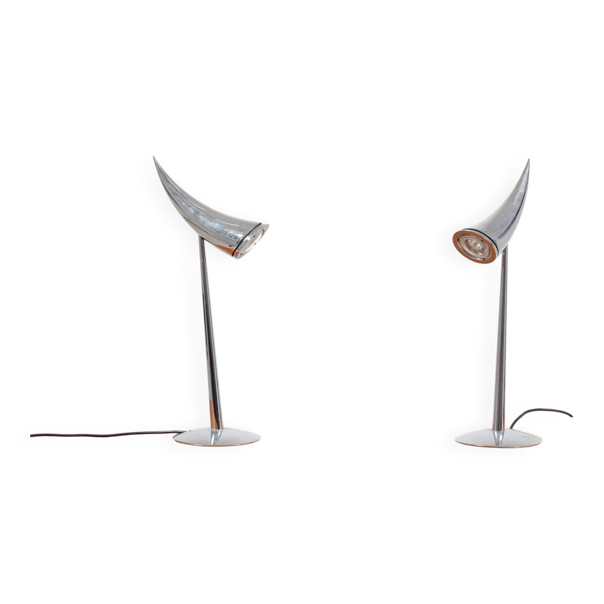 “Ara” desk lamps by Philippe Starck for Flos