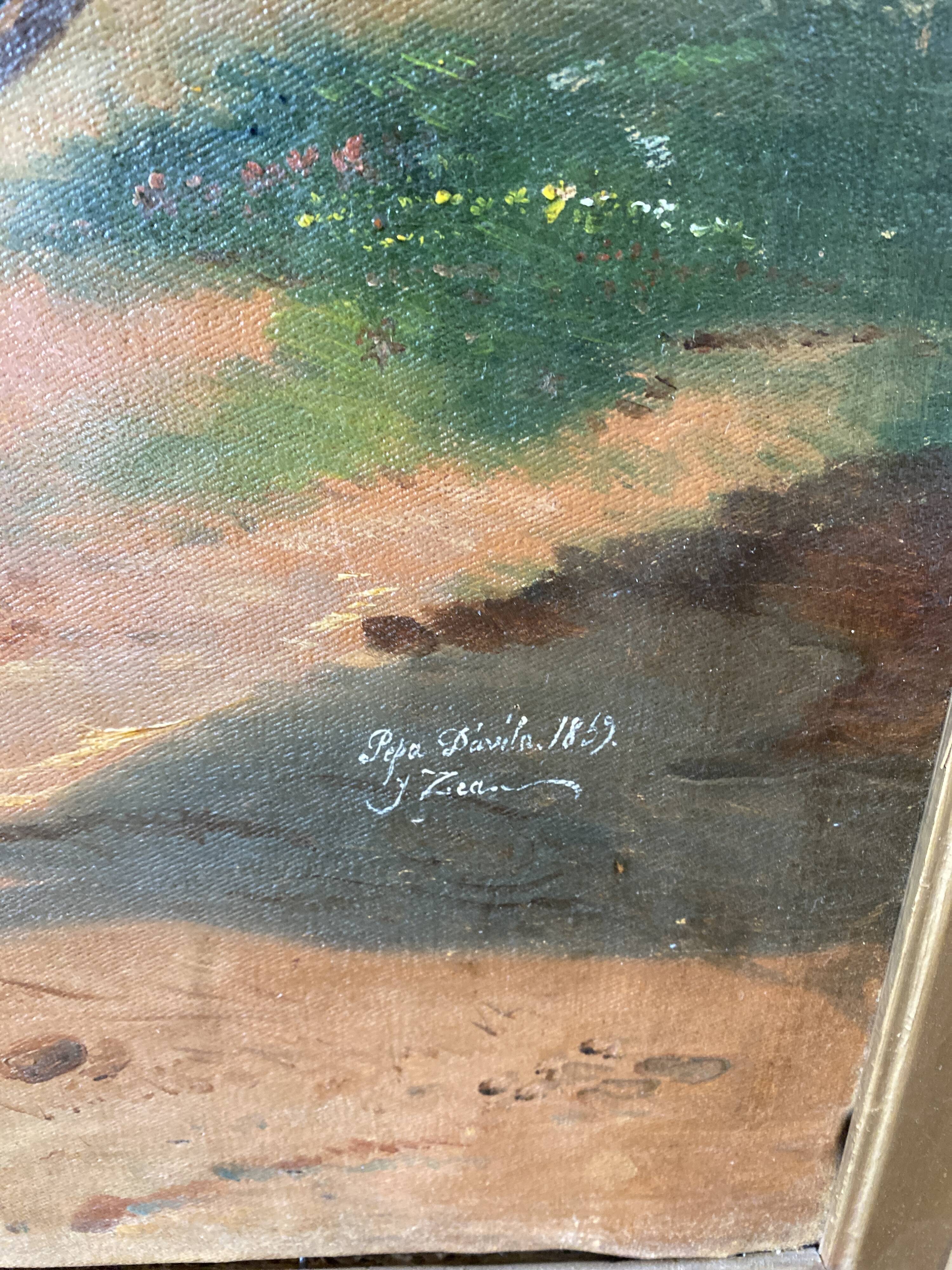 South American family portrait 1869