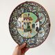 Large glazed terracotta dish