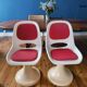 70s tulip leg chairs