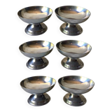 Coupelles inox années 70