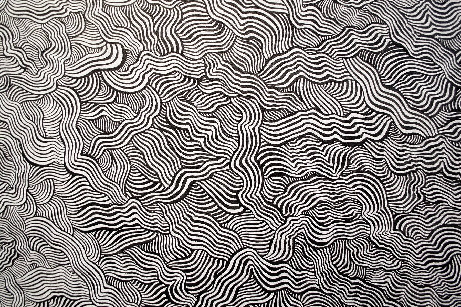 Nicolas Lacroix, Opera la scala di Jakob, 2007, Olio su tela