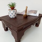 Antique carved wooden stool