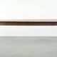 Antique oak table from the 19th century with a walnut top for 6 to 8 people