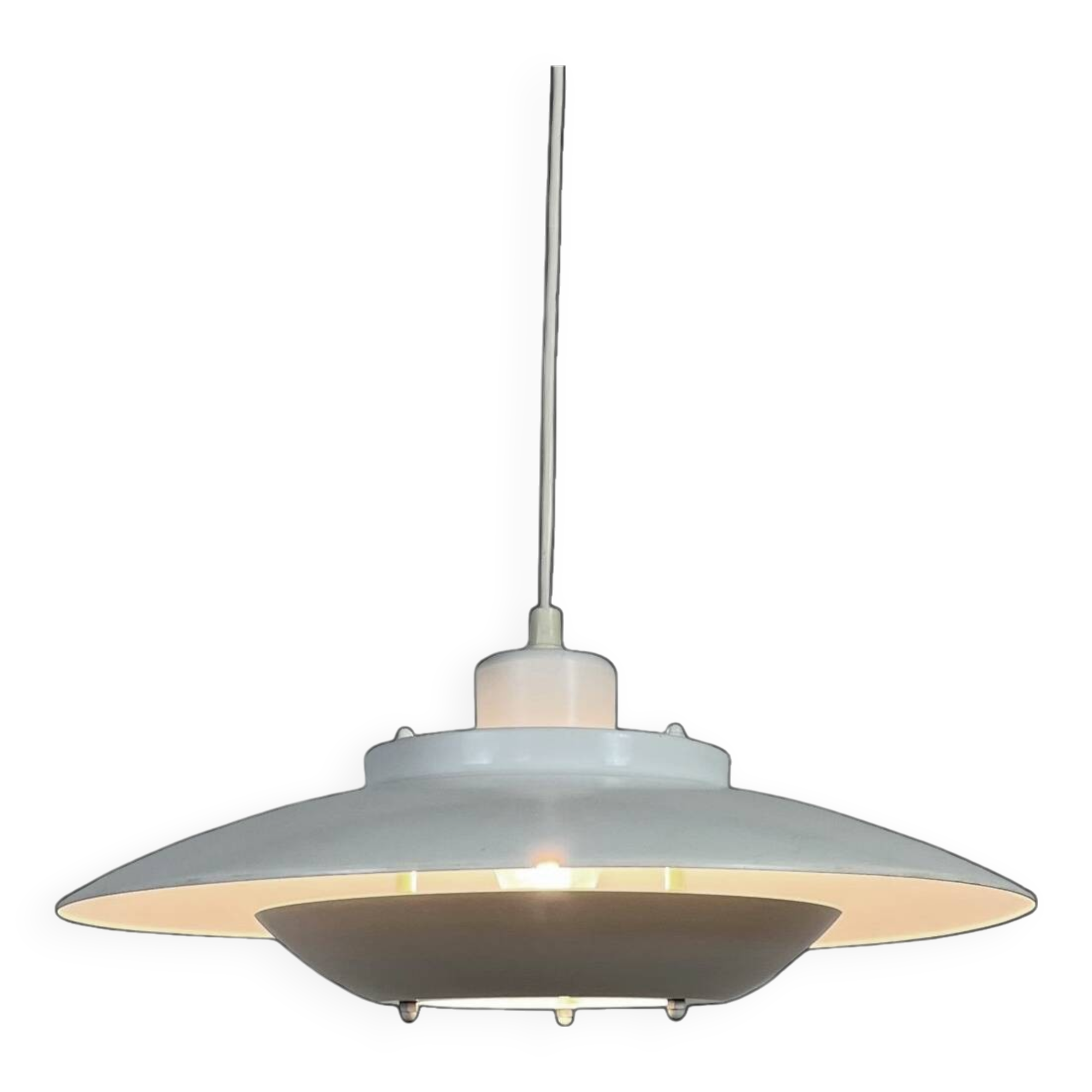 Scandinavian Space Age pendant light, Flying Saucer, 1970
