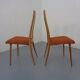 Cherry wood chairs by Ernst-Martin Dettinger, Germany, 1960s, set of 2.