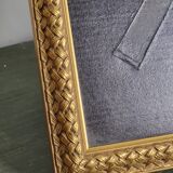 Golden photo frame
