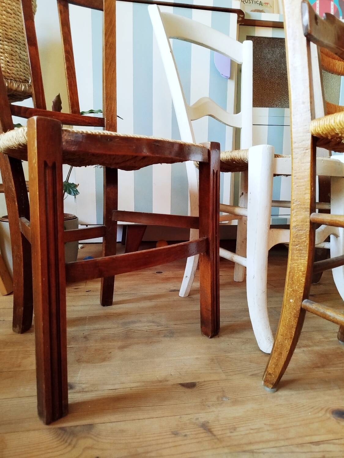 Set of 6 antique chairs