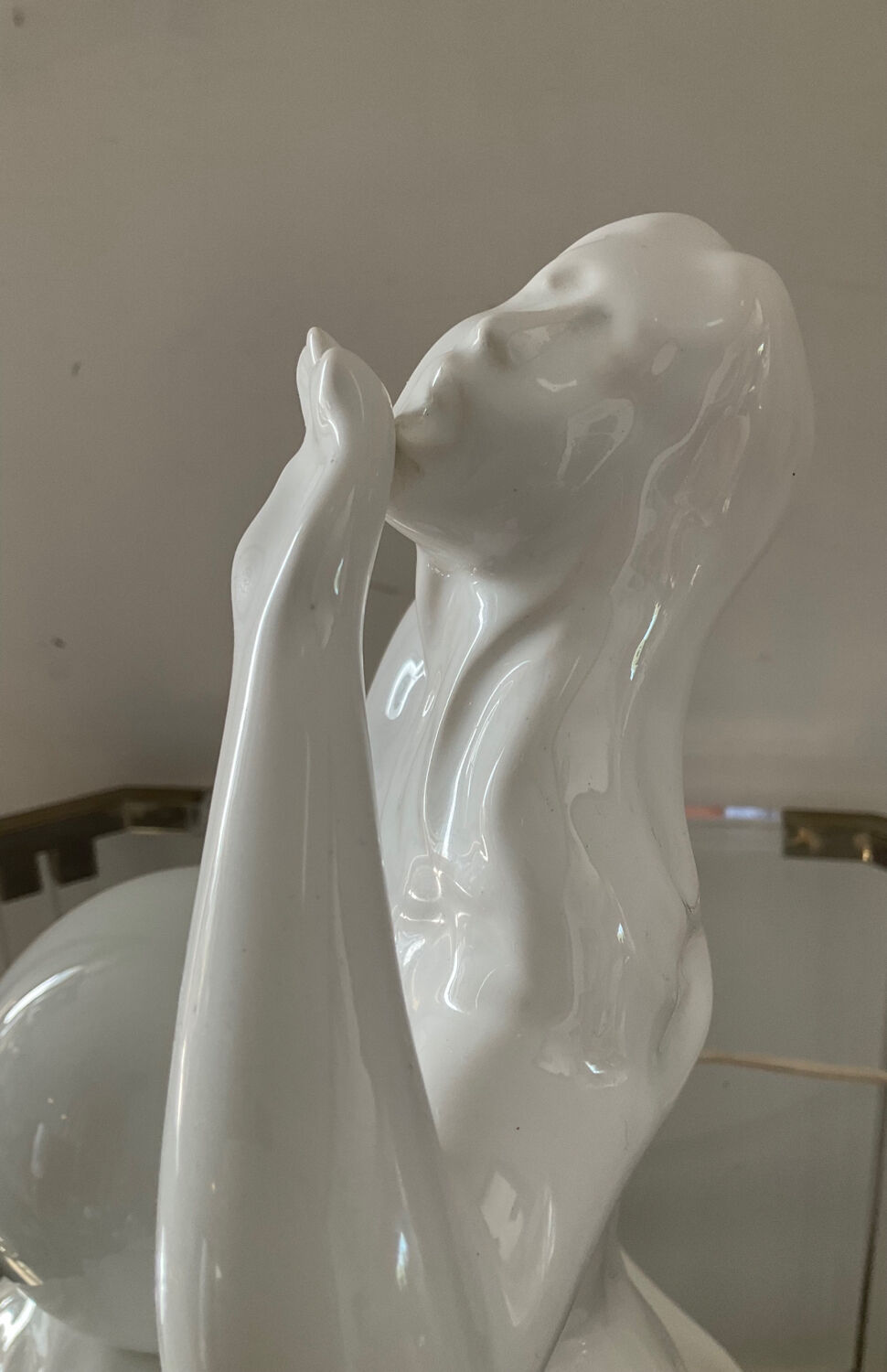 Vintage ceramic lamp from the 70s-80s